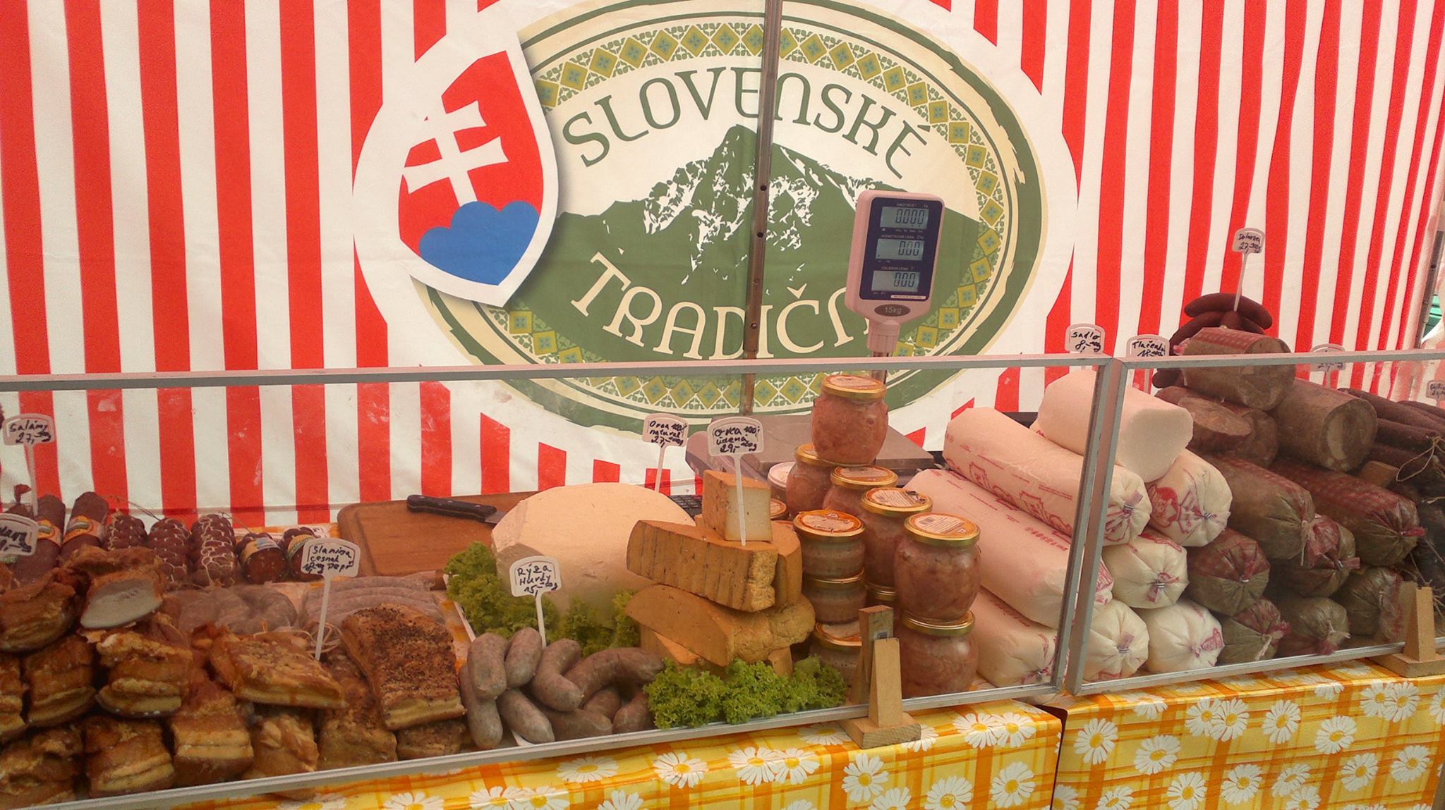 Slovenské uzeniny a sýry